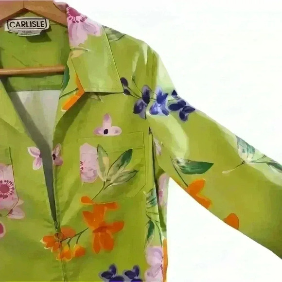 Carlisle Vintage Floral Zipper Jacket - Picture 6 of 8